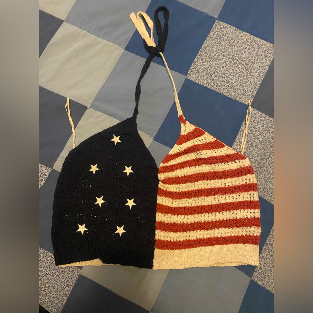 AEO crochet flag top size L